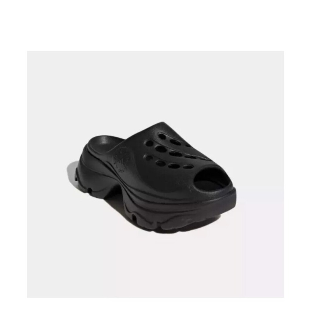 Adidas Ladies Clog Core Black by Stella McCartney GW2050 Sandals Size 10 Women's